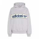 ADIDAS ORIGINALS - BLOCK HOODIE - LGREYH - LD9300/LGREYH