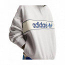 ADIDAS ORIGINALS - BLOCK HOODIE - LGREYH - LD9300/LGREYH