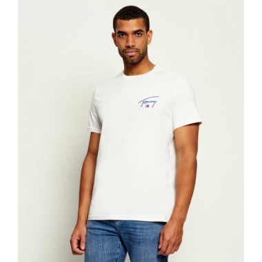 Camiseta Tommy Jeans chest blanca