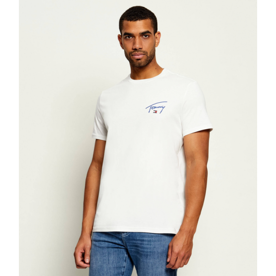 Camiseta Tommy Jeans chest blanca