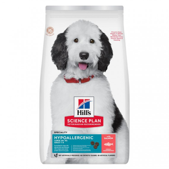 Hills Sp Perro Adulto Large Hypoallergenic Salmon 14 Kg  HILL'S