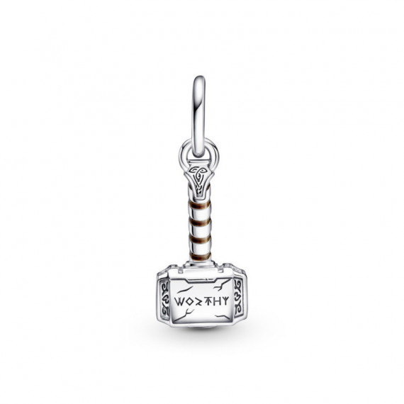 PANDORA Marvel Charm Colgante en Plata de Ley Martillo de Thor los Vengadores de Marvel 790483C01
