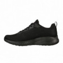Skechers Zapatillas Bobs Squad Chaos - Face Off Negras 117209-BBK