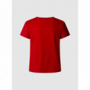 Pepe Jeans Camiseta Ryleigh Roja PL506014-255
