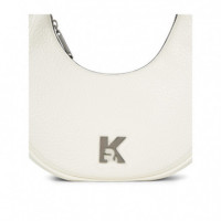 Karl Lagerfeld Jeans Bolso en cuero granulado B4W30168-110