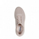 Skechers Zapatillas Bobs Squad Chaos Rosas 117497-NTGD