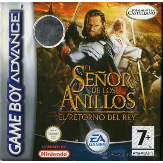 el Señor de los Anillos. el Retorno del Rey Gameboyadvance  ELECTRONIC ARTS - PS