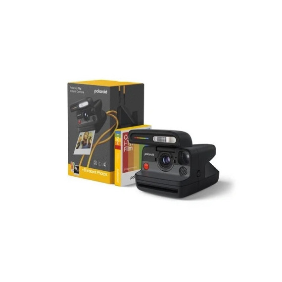 Pack Camara POLAROID Flip Negro + Film Color I-type  (8 Fotos)