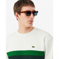 Sudadera de felpa con bloques de color de Lacoste