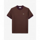 Camiseta de jacquard con monograma de Lacoste