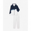 Conjunto de Chándal deportivo con bloques de color estampados de Lacoste