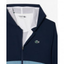 Conjunto de Chándal deportivo con bloques de color estampados de Lacoste