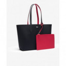 Bolso tote reversible Anna con estuche de Lacoste