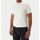 Camiseta Armani Exchange ecru
