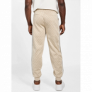 Jogger Guess Parimo estapado beige PB