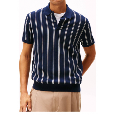 Polo Tommy Hilfiger vertical azul marino PB