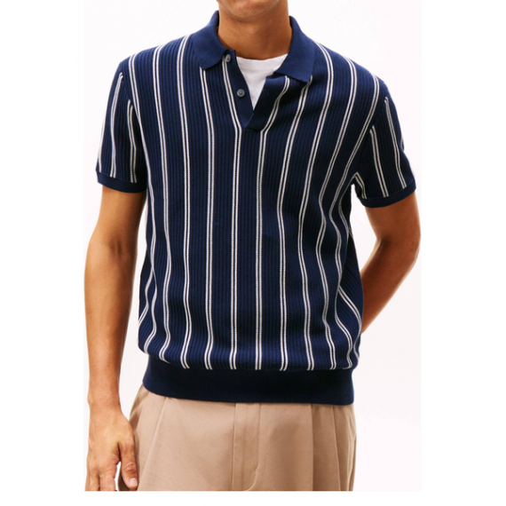 Polo TOMMY HILFIGER Vertical Azul Marino Pb
