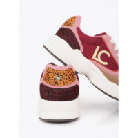 Deportiva con Suela Tipo Running Combina  LOLA CASADEMUNT