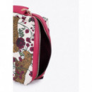 NYLON TOILETRY BAG PRINTED TIGERS AND FL