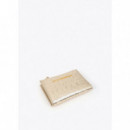 BASIC STITCHING LOGO COIN PURSE GOLD