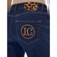 Long Jeans With Embroidery Back Pocket L  LOLA CASADEMUNT