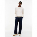TJM REG CABLE KNIT SWEATER OFF WHITE