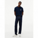 SLIM FIT SIGNATURE GRAPHIC TEE DARK BLUE