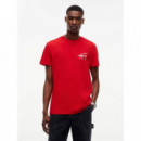 SLIM FIT SIGNATURE GRAPHIC TEE SCARLET F
