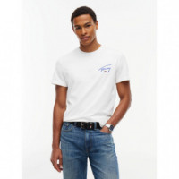 SLIM FIT SIGNATURE GRAPHIC TEE ECRU