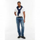 SLIM FIT SIGNATURE GRAPHIC TEE ECRU