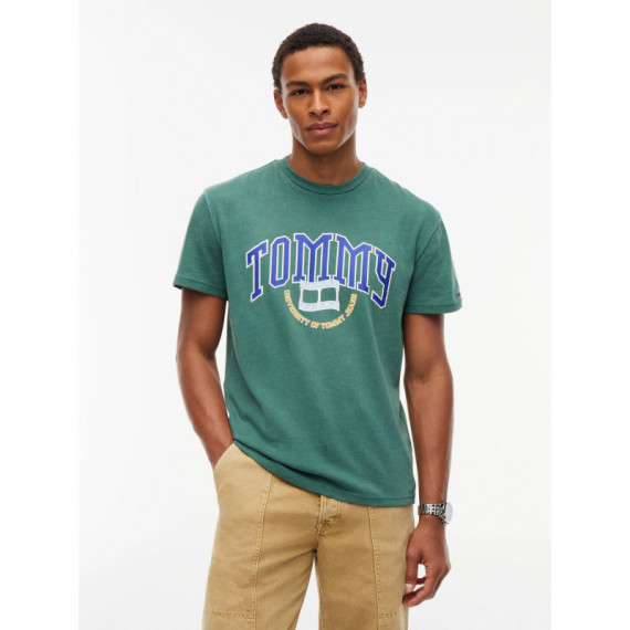 TJM REG CREST ARCH TEE EXT VELVET GREEN