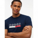 TJM SLIM DNA PLAY TEE EXT DARK BLUE
