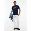 TJM SLIM DNA PLAY TEE EXT DARK BLUE