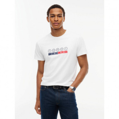 TJM SLIM DNA PLAY TEE EXT ECRU