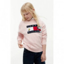 PEANUTS CREWNECK WHIMSY PINK