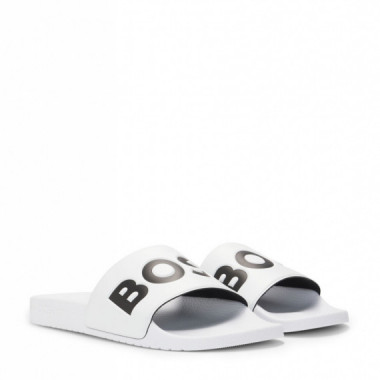 BOSS Chanclas con logotipo en parte superior 50536835-101