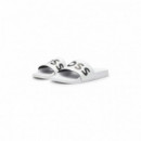 BOSS Chanclas con logotipo en parte superior 50536835-101
