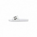 BOSS Chanclas con logotipo en parte superior 50536835-101