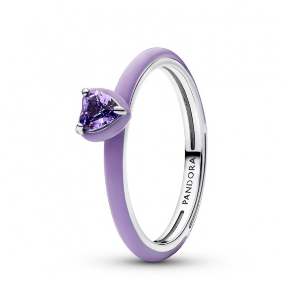 Pandora Anillo de plata de ley con forma de corazón 193088C04