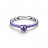 Pandora Anillo de plata de ley con forma de corazón 193088C04