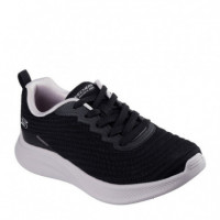 Skechers Zapatillas Bobs Moda Flex Negras 117731-BLK