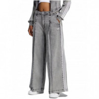 ADIDAS ORIGINALS - Denim Wl Pants - Wagrdn - LF3777/WAGRDN
