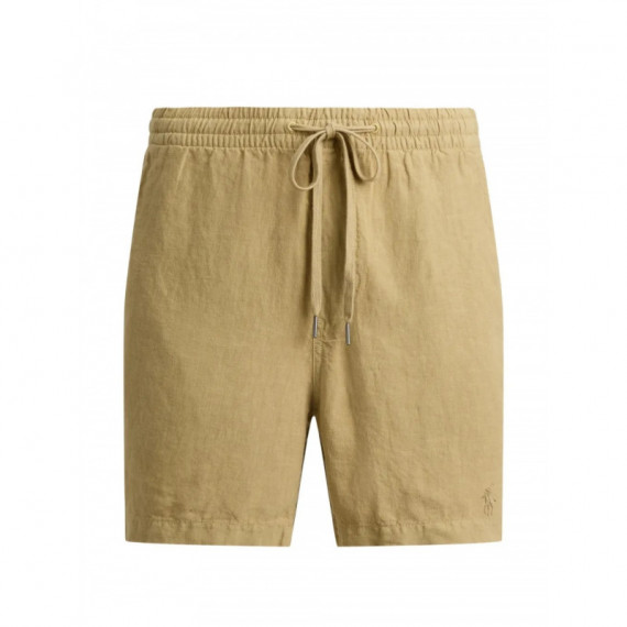 POLO RALPH LAUREN - CLASSIC FIT LINNEN SHORT - COASTAL BEIGE - 710B20471004/COASTAL BEIGE