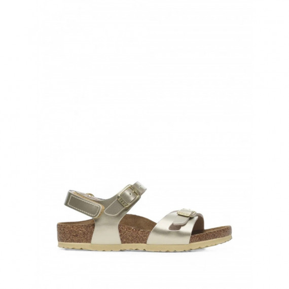 BIRKENSTOCK - Rio AS Kids BF - Electric Metallic Gold - 1029540/Electric Metallic Gold