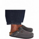 BIRKENSTOCK - Boston Leve - Charcoal - 1031678/CHARCOAL