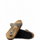 BIRKENSTOCK - Gizeh Syn Leo - Leo Black - 1032064/LEO Black