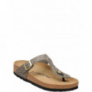 BIRKENSTOCK - Gizeh Syn Leo - Leo Black - 1032064/LEO Black