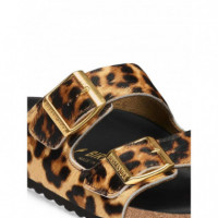 BIRKENSTOCK - Arizona Fur - Leo Natural - 1032839/LEO Natural