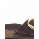 BIRKENSTOCK - Madrid Big Buckle Leoi - Habana - 1032914/HABANA