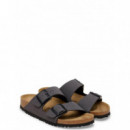BIRKENSTOCK - Arizona Bfbc - Velvet Gray Tonal Buckles - 1032023/VELVET Gray Tonal Buckles